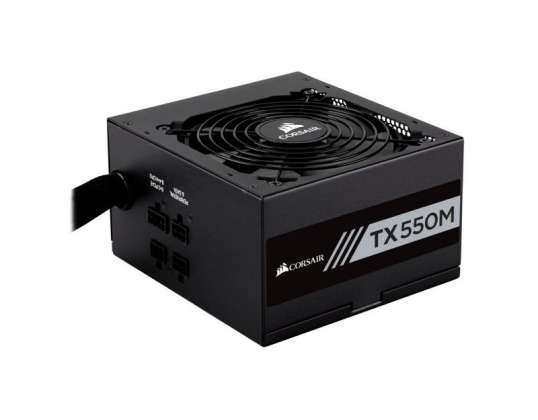 Corsair TX550M virtalähde tietokoneelle 550W ATX musta