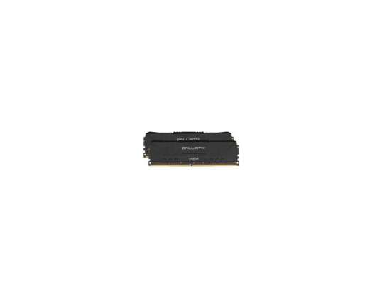 DDR4 32GB KIT 2x16GB PC 3200 Crucial Ballistix BL2K16G32C16U4B black