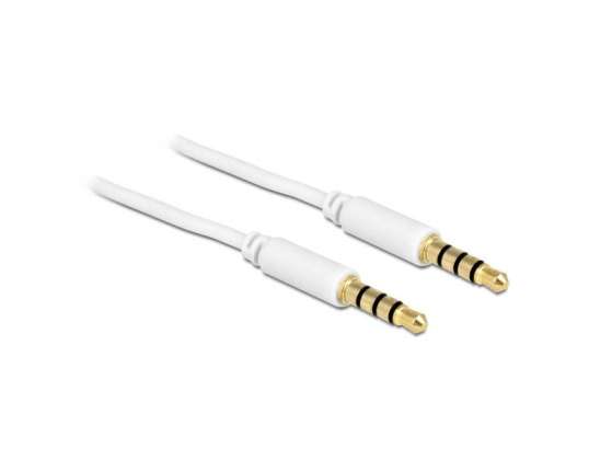 DeLOCK 83440 audio cable 1m 3.5mm White