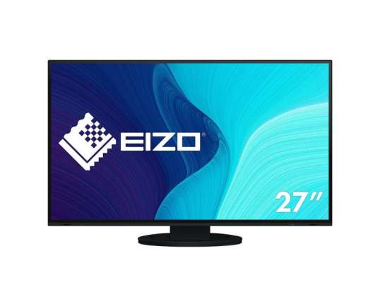 EIZO FlexScan EV2795-BK LED-skärm 68,6 cm (27") 2560 x 1440 pixlar Quad HD Svart