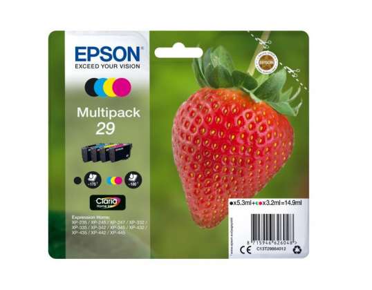 Epson Strawberry Multipack Jahody 4 farby Claria Home Inks 29