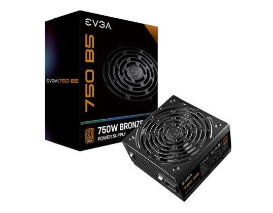 EVGA 750 B5 computer voeding unit 750 W 20+4 pin ATX ATX Zwart