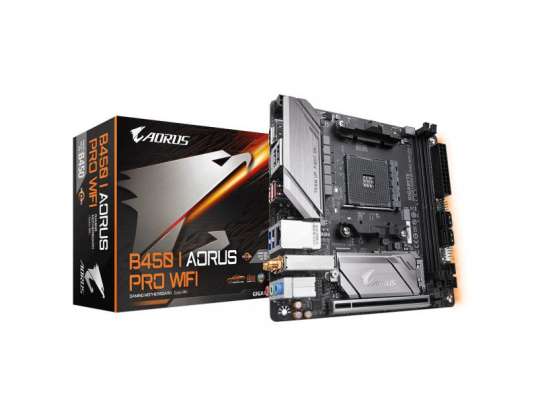 Gigabyte B450 I AORUS PRO WIFI Motherboard AM4 Sockel AMD B450 Mini ATX