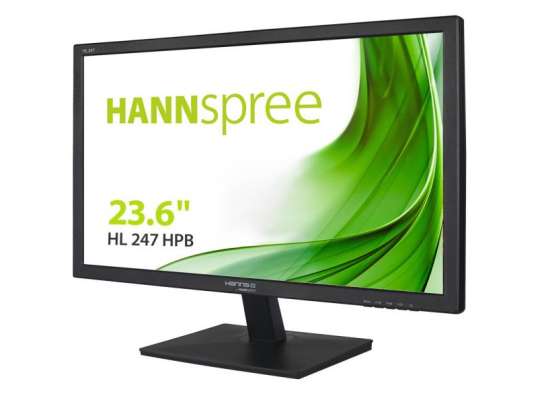 Hannspree Hanns.G HL 247 HPB 59,9 см (23,6") 1920 x 1080 пікселів Full HD LCD чорний