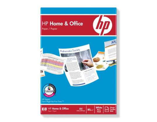 HP papier voor thuis en op kantoor voor 500 vel, A4/210 x 297 mm