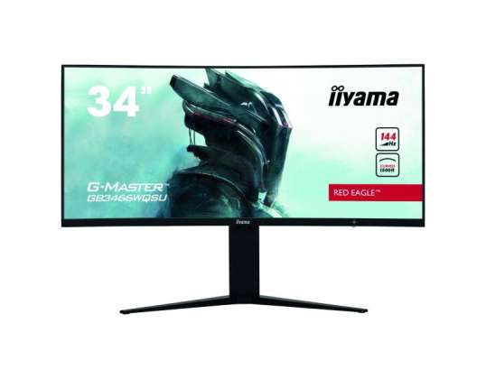 iiyama G-MASTER GB3466WQSU-B1 LED displej 86,4 cm (34") 3440 x 1440 pixelov UltraWide Quad HD Black