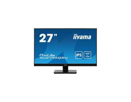 iiyama ProLite XU2792QSU-B1 monitor de ordenador 68,6 cm (27") 2560 x 1440 Pixeles WQXGA LED Negro