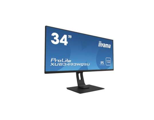 iiyama ProLite XUB3493WQSU-B1 Computerbildschirm 86,4 cm (34 Zoll) 3440 x 1440 Pixel UltraWide Quad HD LED Schwarz