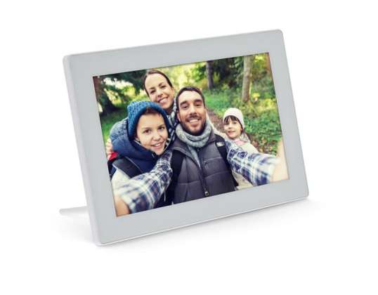 InLine WiFRAME Digitale Fotolijst Wit 25,6 cm (10.1") Touchscreen Wi-Fi