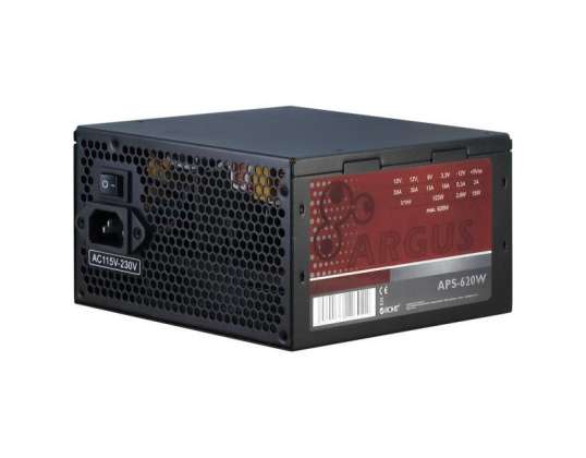 Inter-Tech Argus APS strømforsyningsenhet for datamaskin 620W ATX Black