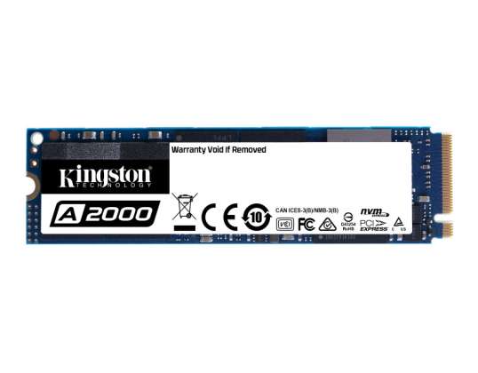 Kingston Technology A2000 Disques SSD M.2 1000 Go PCI Express 3.0 NVMe