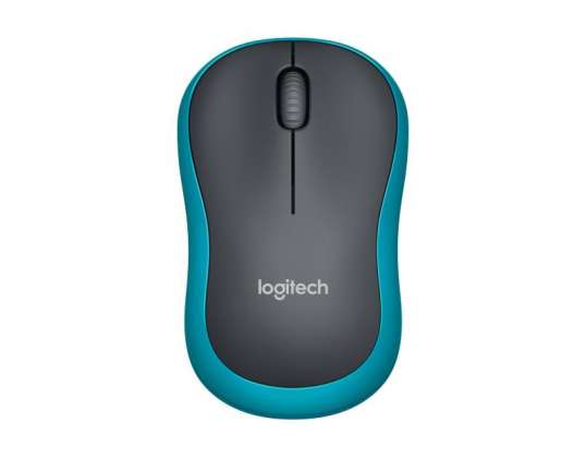 Bezdrôtová modrá myš Logitech M185 (910-002239)