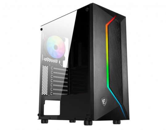 MSI MAG VAMPIRIC 100R -tietokonekotelo Midi Tower musta