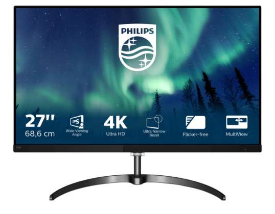 Philips E Line LCD monitorius Ultra HD 4K 276E8VJSB/00