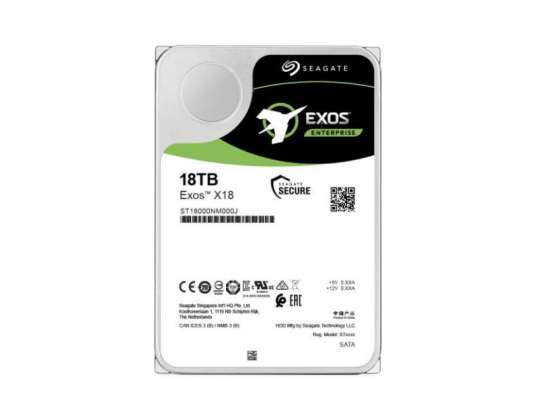 Seagate Enterprise ST18000NM000J interne harde schijf 3,5" 18000 GB seriële ATA III