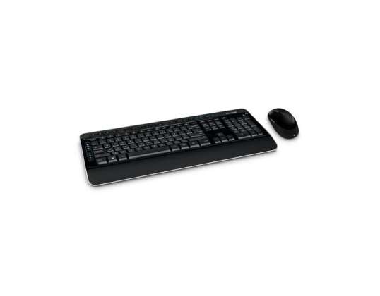 Microsoft Wireless Desktop 3050 RF Draadloos QWERTZ-toetsenbord Duits Zwart