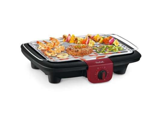 Tefal BG 90E5 Außengrill und Grill Elektrischer Tischgrill Schwarz, Rot 2300 W