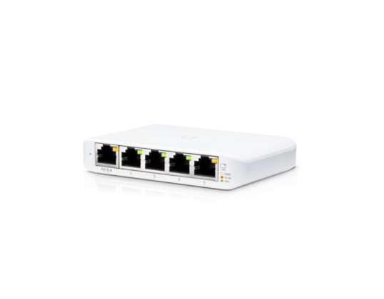 Ubiquiti Networks UniFi Switch Flex Mini (5-pack) Managed Gigabit Ethernet (10/100/1000) Support Power over Ethernet (PoE) Bia