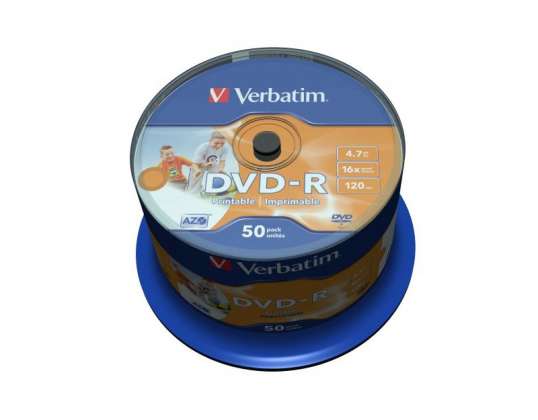 Verbatim 43533 blank DVD 4.7 GB DVD-R 50 piece(s)