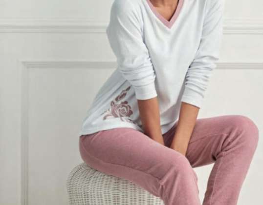 Kadın havlu pijama pijama gecelik 2&#39;li takım uzun