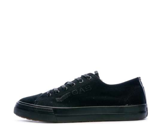 GAS MEN&#39;S BLACK CANVAS SHOES GAS EXPRESS Reference 910131-01