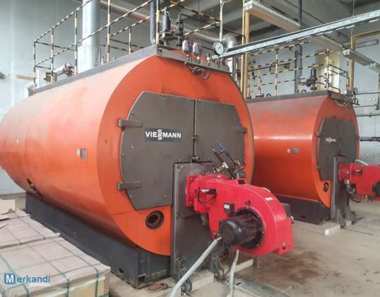 Steam Boiler along with burner Viessmann TURBOMAT RN HD 2600 kW