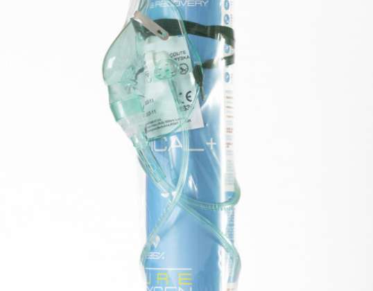 Bote de oxígeno médico con mascarilla 750ml