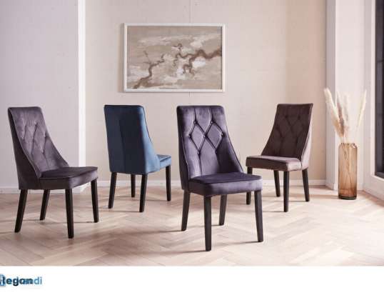 Upholstered chairs - different models, colors and upholstery fabrics