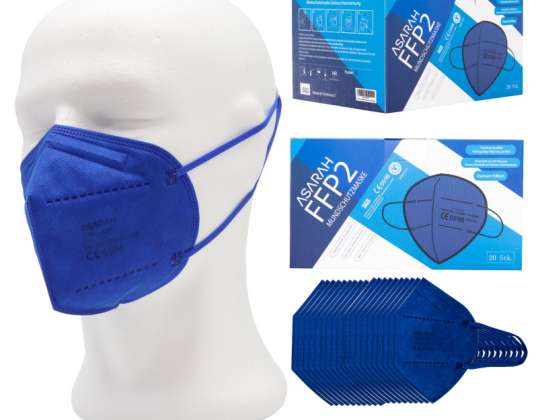 ASARAH FFP2 Maske BUNT 20 Stück Atemschutzmaske CE 0598 Zertifiziert
