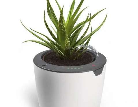 LAZY LEAF Blumentopf selbstgießend 1,1Lt. 17 cm