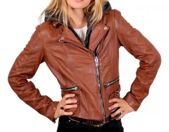 GIPSY ladies leather jacket JULJA brown / M, L, XL / RRP: 249.90 € / only 39.99 €