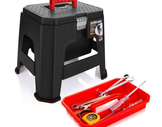 Step stool tool box