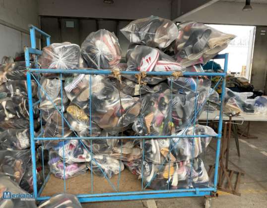 Verkauf von gebrauchten Schuhen pro Kilo