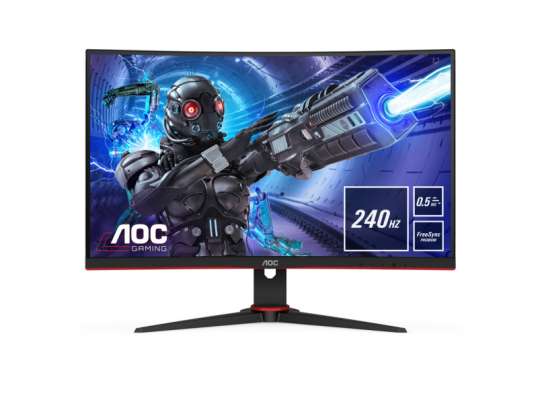 AOC C27G2ZE/BK datora monitors 68.6 cm (27") 1920 x 1080 pikseļi Full HD LED melns, sarkans