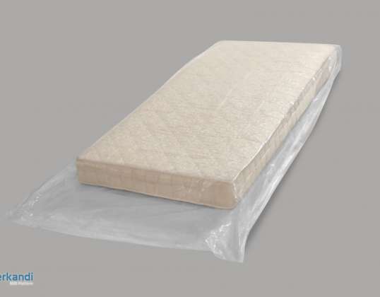 Plastic / foil mattress covers in 3 sizes.