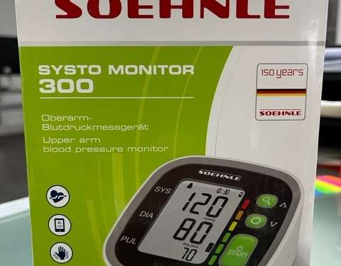 Soehnle Systo Monitor 300 överarm blodtryck övervaka stor mängd