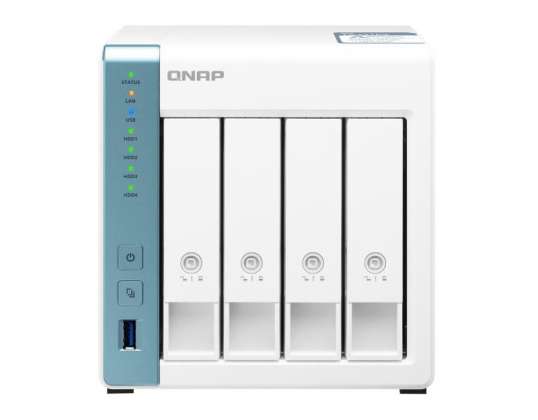 QNAP TS-431P3 AL314 Collegamento ethernet LAN Tower Bianco NAS