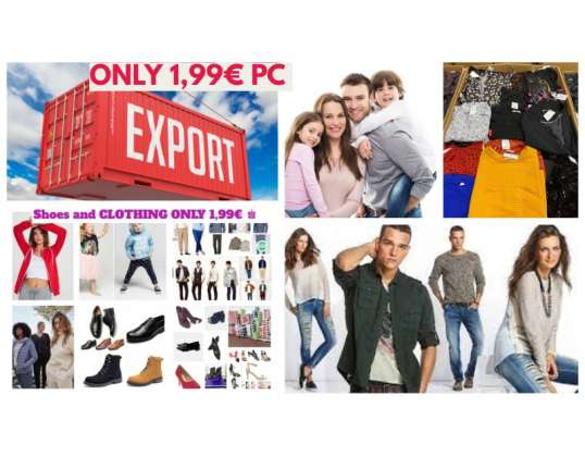 Veleprodaja odjeće i obuće za izvoz