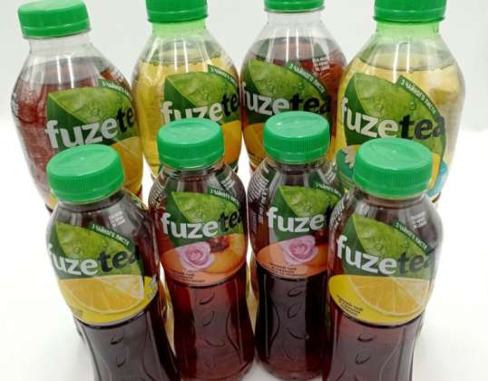Fuze tea Ice , peach and rose, lemon , peach , blueberry and hibiscus