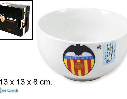 License cups and bowls, Valencia CF detailed list