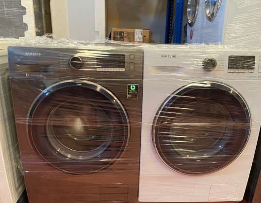 Pacote de aparelhos de folga: lavadoras, secadoras, geladeiras e fogões