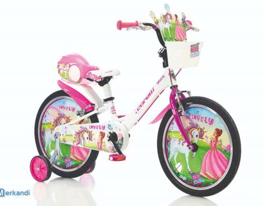 BICYCLE GIRL 20" Cadru din aliaj cu accesorii Fender & Plastic, MTB cu 1 viteză