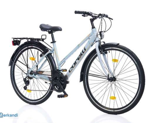BICYCLE 28&#34; CITY WOMAN V BRAKE 21 SPEED ALLOY