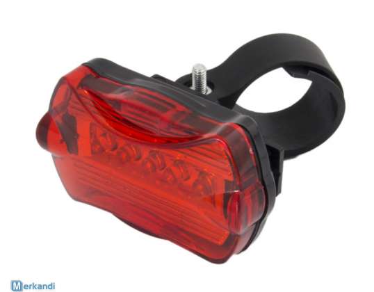 LED REAR BICYCLE LIGHT CLIP 7 MODES EOT008