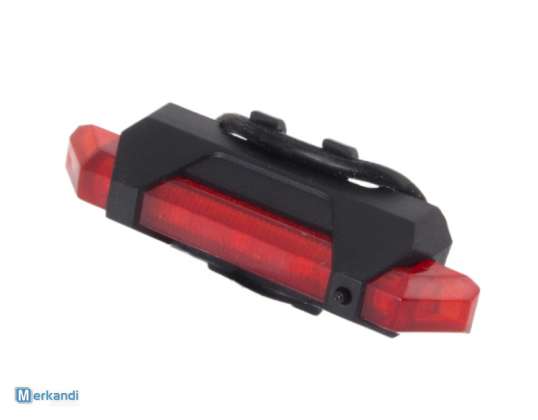LED REAR BICYCLE LIGHT USB 5 MODES VELORUM EOT014