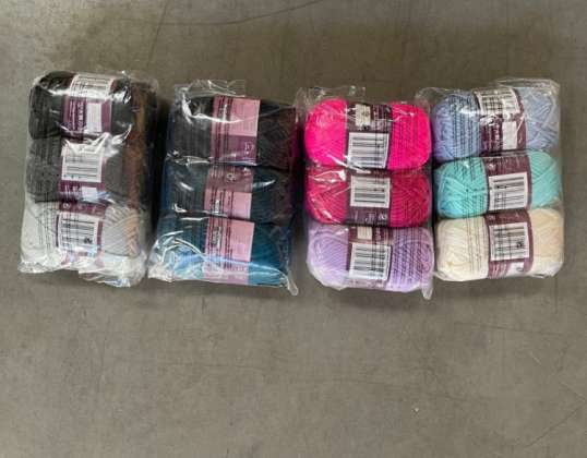 TRUE STYLE knitting yarn PAULA 3x50 g Barrel length approx. 55 m/50 g Various