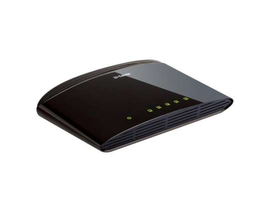 D-Link DES-1005D Unmanaged Fast Ethernet (10/100) Schwarz