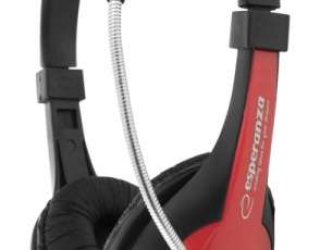 WIRED HEADPHONES WITH MICROPHONE ROOSTER EH158R