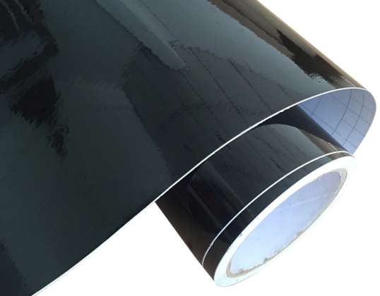 Foil gloss black 1,52x0,5m