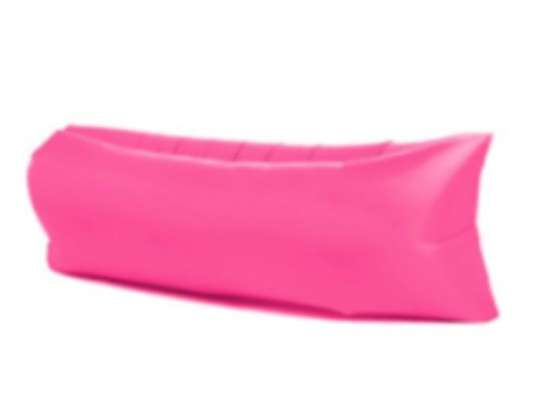 Lazy BAG SOFA cama tumbona de aire rosa 230x70cm